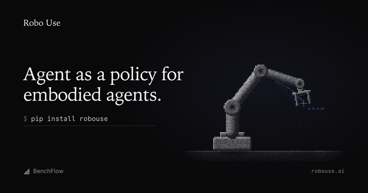 Robo Use — Coding agents such as Claude Code and Codex as robot policies: they drive a simulated…